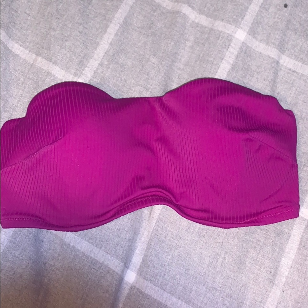 Pink Bando Bikini